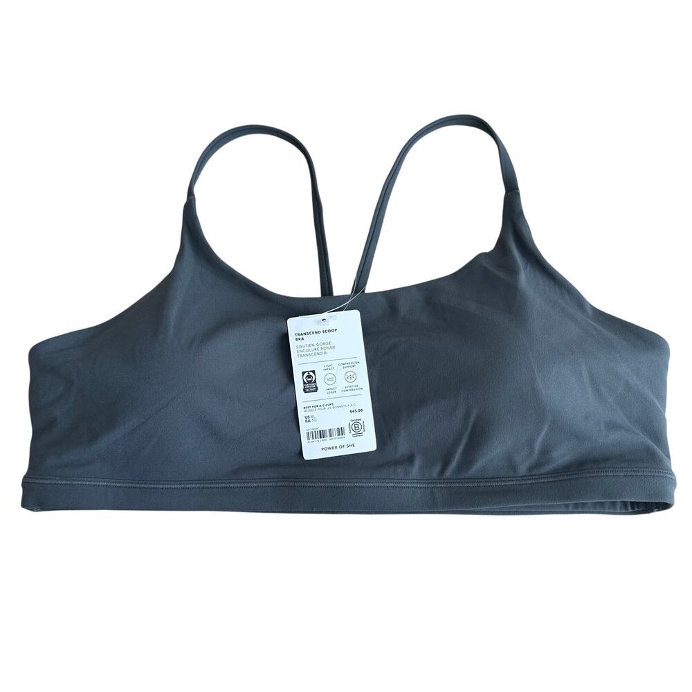 Athleta Transcend Scoop Bra A-C Cups XL Elm 413241